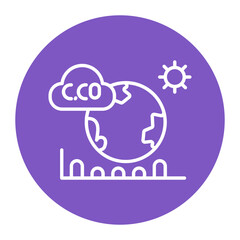 Greenhouse Gases Icon