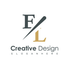 initial monogram logo with creative design.