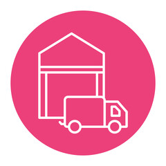 Distribution Center Icon