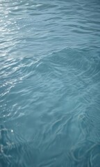 Obraz premium Abstract light blue water, subtle wave patterns, peaceful fluidity , illustration, marine