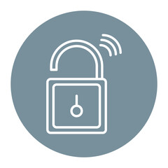 Open Smart Lock Icon