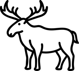 deer head vector illustration
