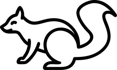 vector illustration of a cat