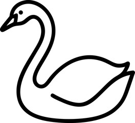 black swan vector