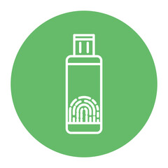 Usb Biometric Icon