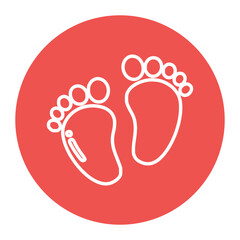 Baby Feet Icon