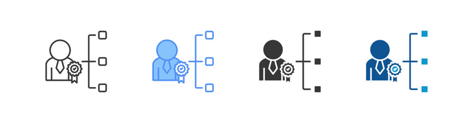 Skill Verification Multistyle Icon Sheet