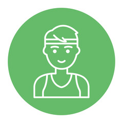 Obraz premium Athlete Icon