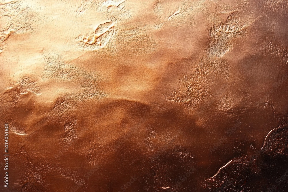 Poster textured copper metallic surface with warm lighting and subtle gradients abstract background