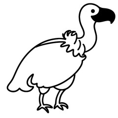 Fototapeta premium illustration of cartoon bird