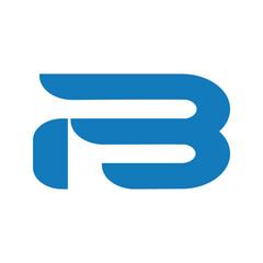 B Logo design vector illustration.