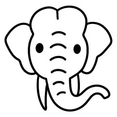 elephant cartoon illustration