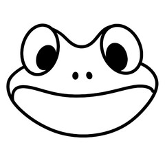 frog vector illustration