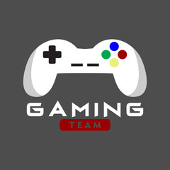 Joypad Logo And Gaming Text, Joypad vector illustration, perfect for logo, icon, team, etc.