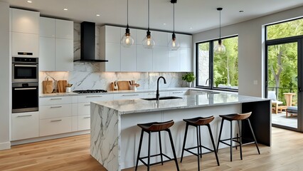 modern kitchen interior