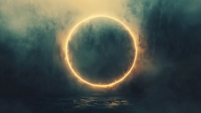 Gradient circle filling in like progress tracking animation