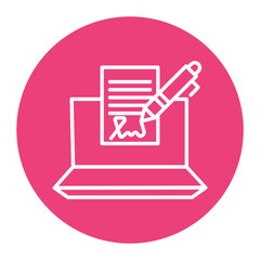Digital Signature Icon