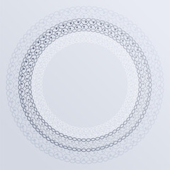 elegant lace frame design for ethnic ornamental embroidery design