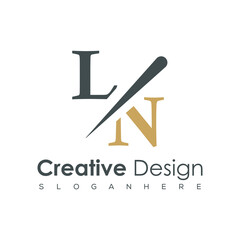 initial monogram logo with creative design.