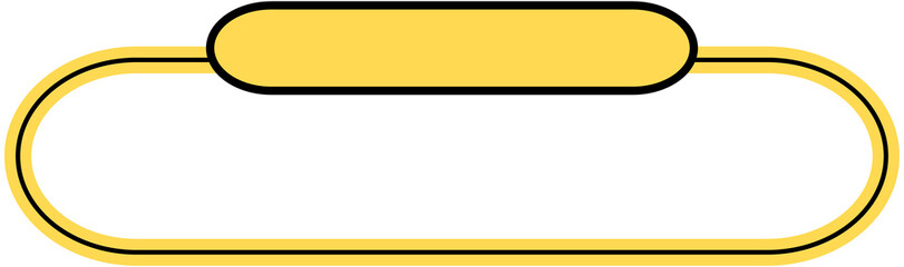 Oval Rectangle Border Frame
