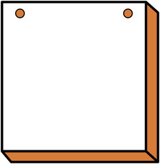 Notebook Paper Text Frame