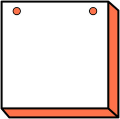 Notebook Paper Text Frame