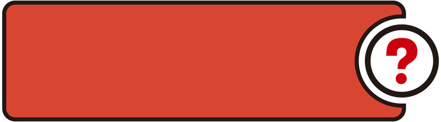 Question mark quiz frame