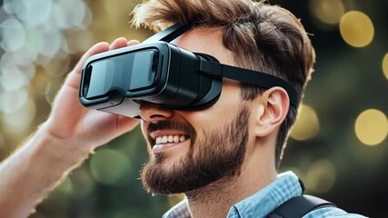 Biohacking and virtual reality innovations, merging neuroscience with immersive technology for cognitive enhancement and peak.