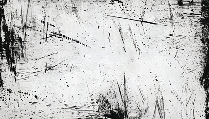 Black grunge aged weathered scratch texture effect. Grunge texture background. Grunge scratches on old damaged surface. 