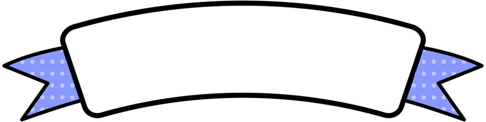 Ribbon Banner Title Frame
