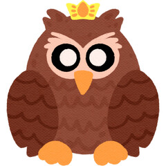 owl on a branch, animal, fancy ,decorative, bird