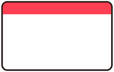 Square Rectangle Text Frame
