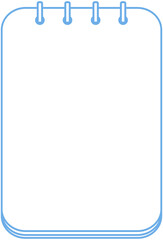 Rounded Rectangle Notebook Line
