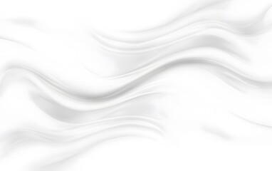 Obraz premium Abstract White Wave Background Soft Gray Swirls Elegant Design Texture