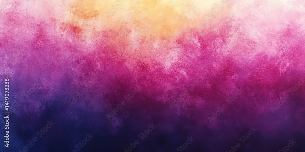 Poster vibrant purple and pink abstract painting with a soft gradient texture perfect for website backgroun