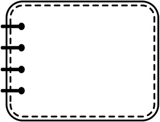 Dotted line Deco Notebook 
