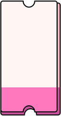 Blank Pink Coupon Text Box
