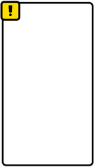 Exclamation Mark Attention Frame
