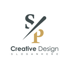 initial monogram logo with creative design.