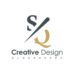 initial monogram logo with creative design.