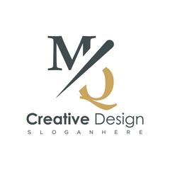 initial monogram logo with creative design.