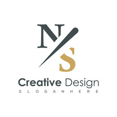 initial monogram logo with creative design.