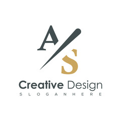 initial monogram logo with creative design.