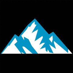 Vector set mountains icons outline vector. Mountain pick icon set collection vector design. Minimalist mountain silhouette vector set for graphic design projects. Mountain silhouette design 