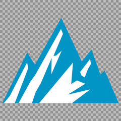 Vector set mountains icons outline vector. Mountain pick icon set collection vector design. Minimalist mountain silhouette vector set for graphic design projects. Mountain silhouette design 