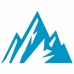 Vector set mountains icons outline vector. Mountain pick icon set collection vector design. Minimalist mountain silhouette vector set for graphic design projects. Mountain silhouette design 