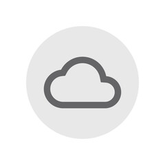 Cloud Outlined Icon
