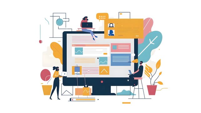 Team Collaboration on Website Design:  Developing a User-Friendly Interface with Effective Data Visualization and Interactive Elements Seamlessly for Enhanced User Experience.