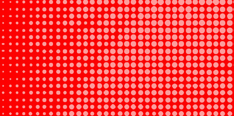 White dot and red pop art creative concept colorful retro pattern dotted halftone design background, seamless dot pattern creating and stylish abstract design geometric grunge texture background.