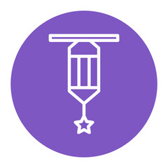 Lantern with Stars Icon